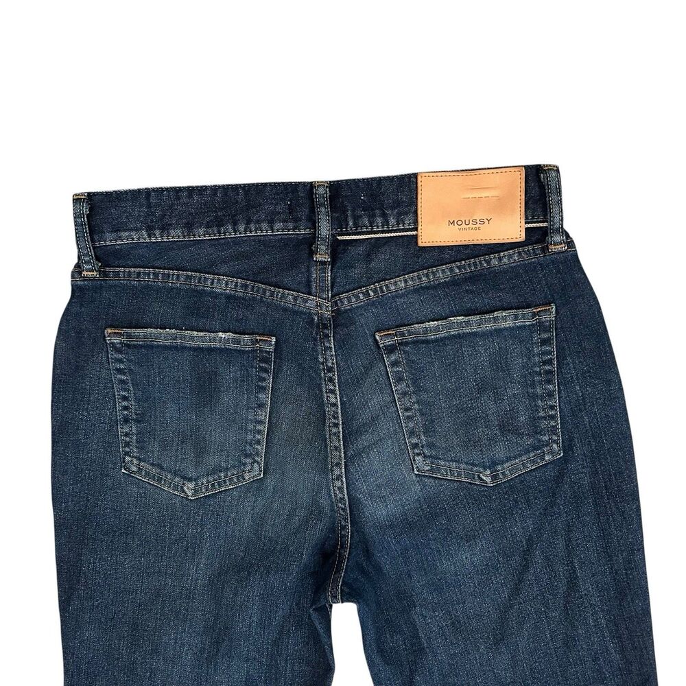 VTG Moussy Glendora Flare Jeans Japanese Selvedge Women’s 30 X 28.5 High Rise - Picture 15 of 16